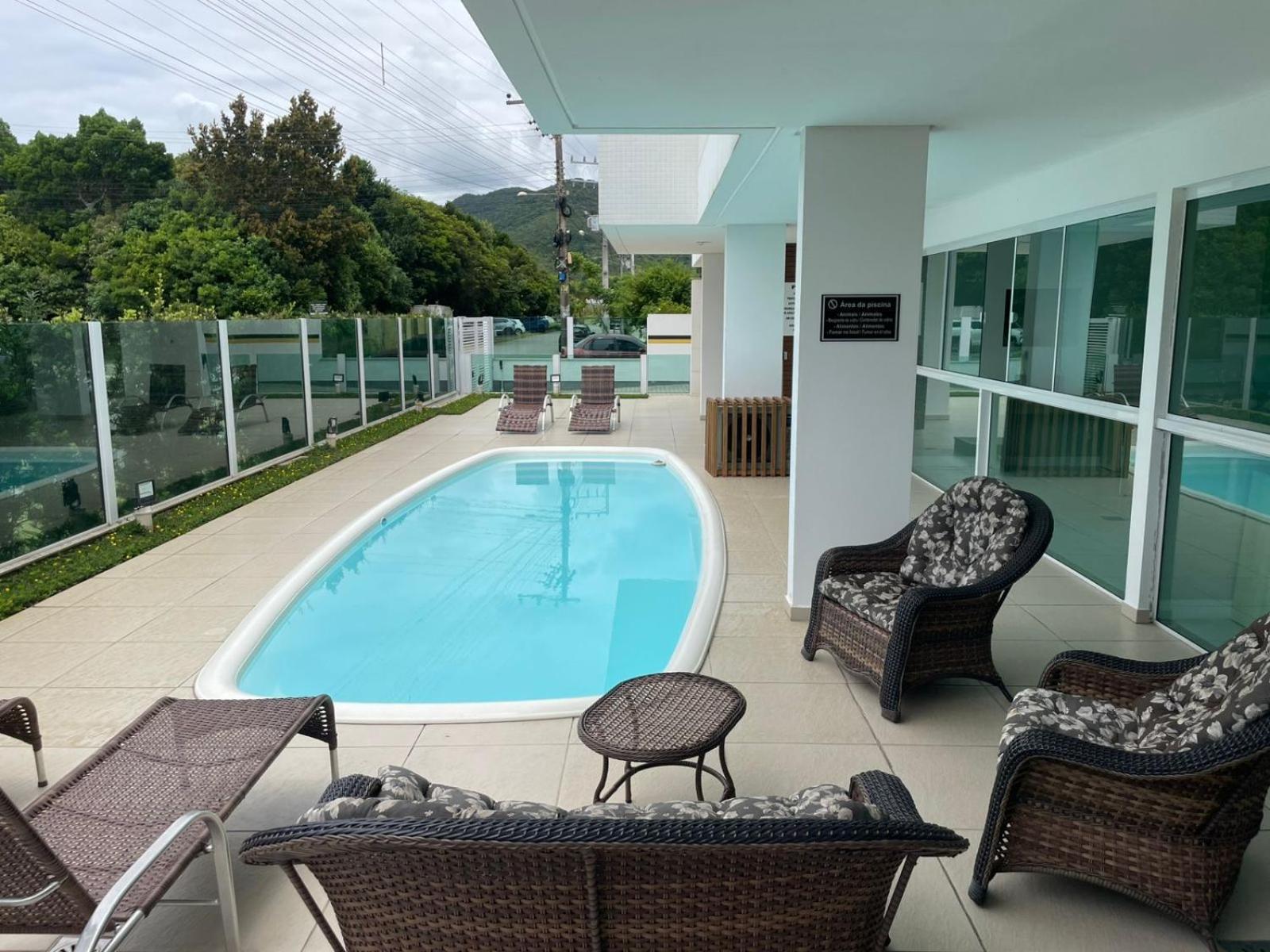 Appartamento Lindo Apartamento Praia De Palmas Governador Celso Ramos Esterno foto